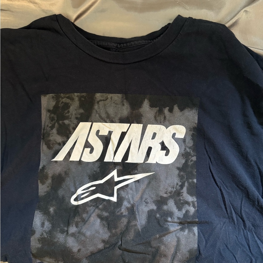 ASTARS Mens Navy Blue T-Shirt